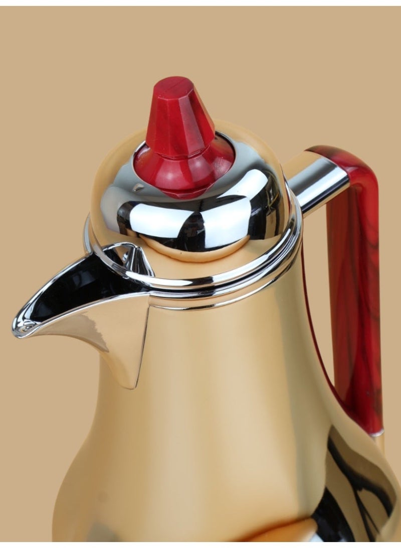 Raz طقم فاخر لقارورة القهوة والشاي - مصنوع من الفولاذ المقاوم للصدأ عالي الجودة بمقبض أنيق - Image 3